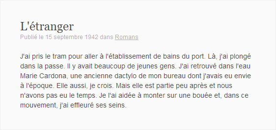 L'étranger