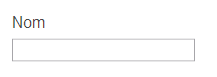 Label et Input text